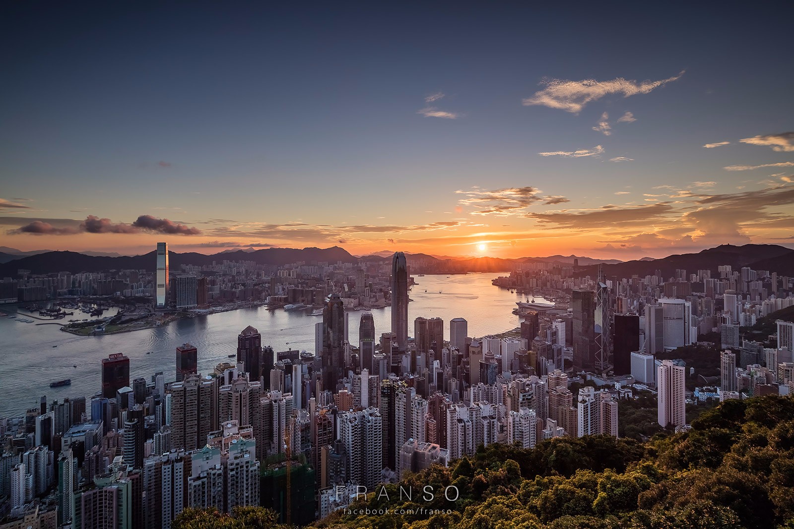 Cityscape | Hong Kong | Sunrise Hong Kong | Lugard Road, The Peak