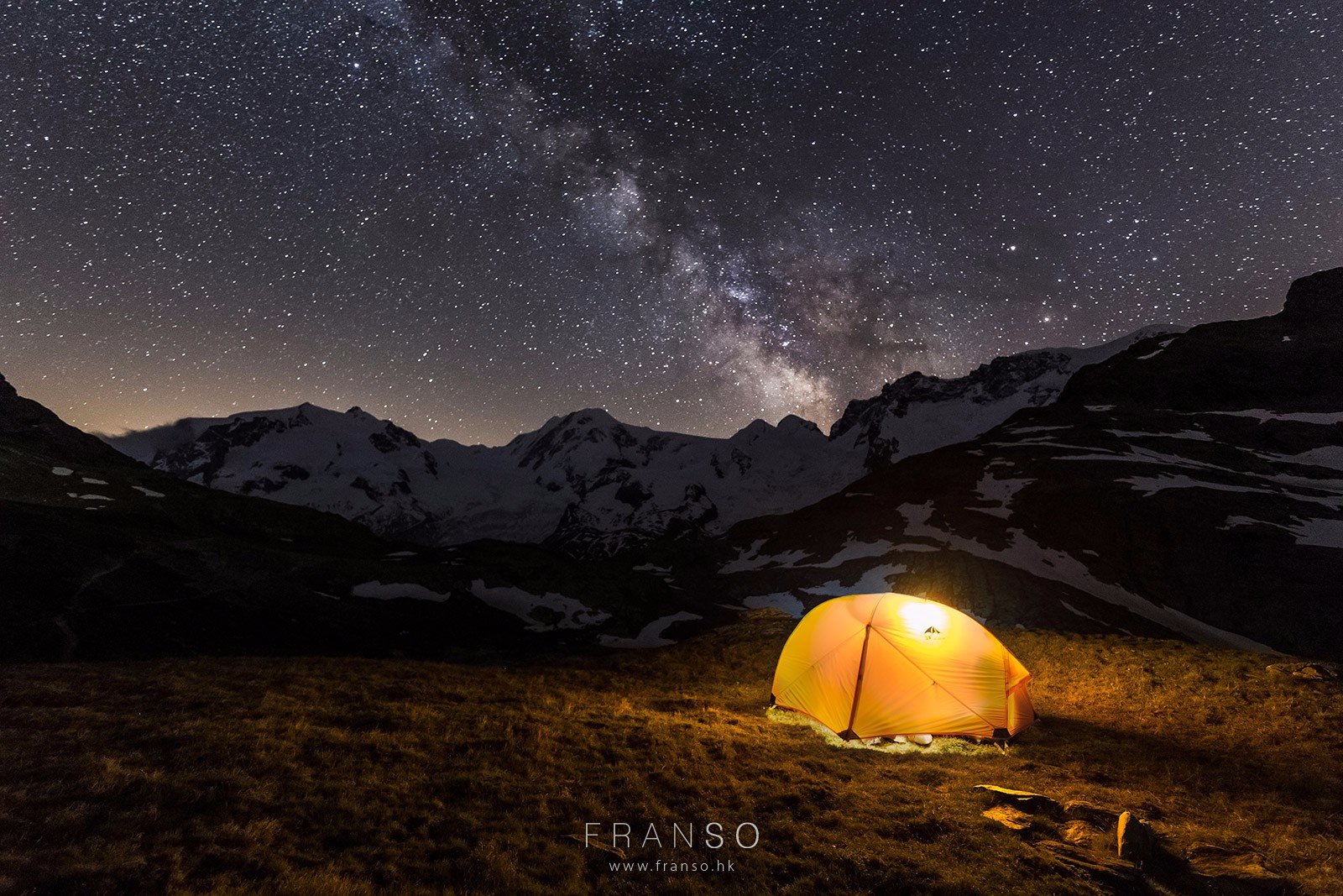 Starscape and Milkyway | Switzerland | Camping under the starscape  | 