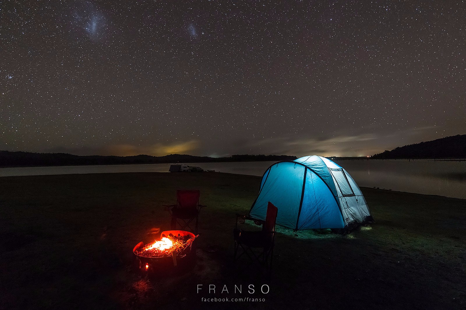 Starscape and Milkyway |  | Camping under the star | Lake Tinaroo, QLD, Australia